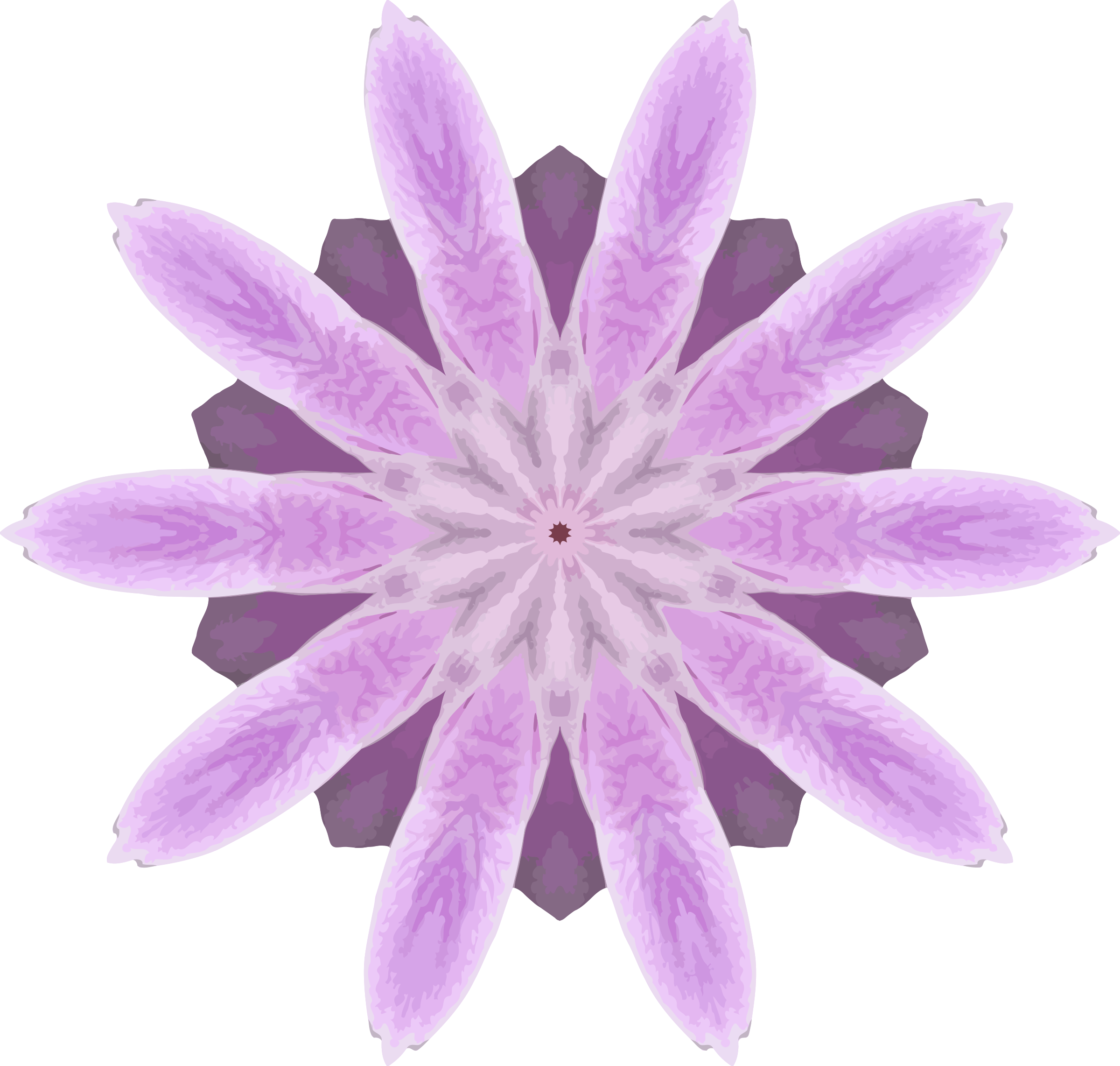 This Free Icons Png Design Of Orchid Kaleidoscope 10 - Water Lily Clipart (2400x2283), Png Download
