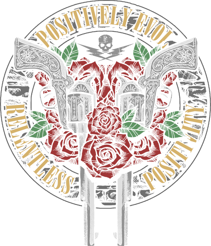 Guns And Roses - Illustration Clipart (686x800), Png Download