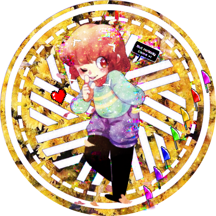 #undertale #chara #glitch - Illustration Clipart (733x733), Png Download