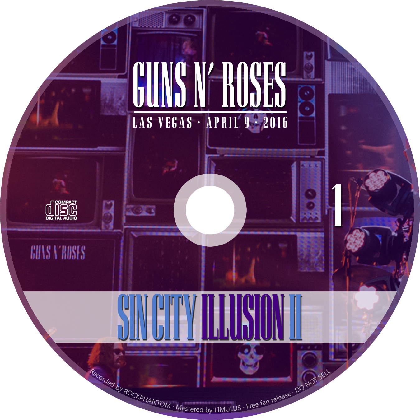 Guns N' Roses [2016 - Cd Clipart (1350x1350), Png Download