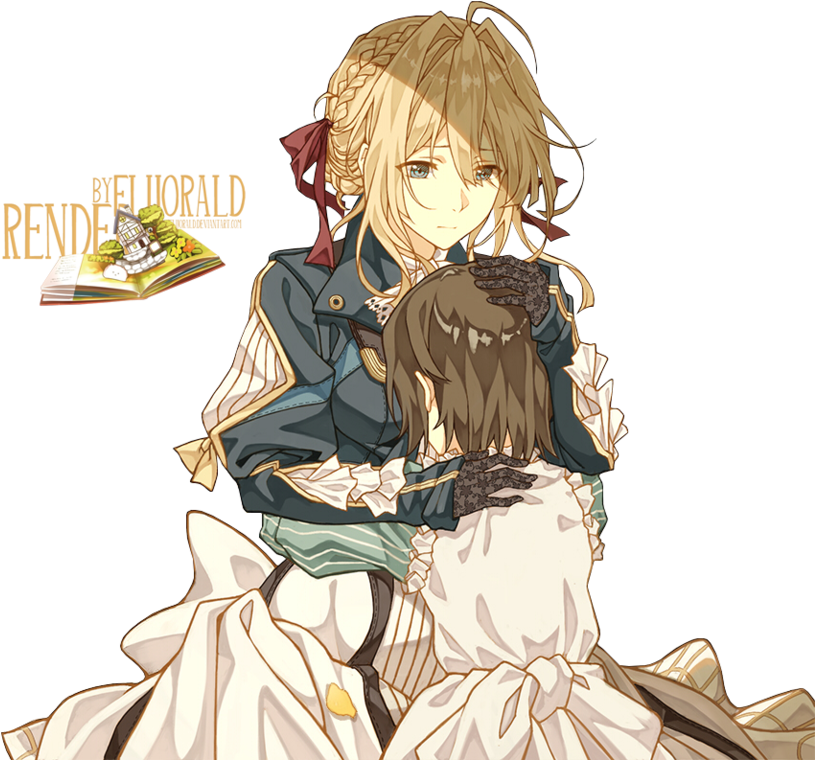 Violet Evergarden - Violet Evergarden Render Clipart (970x823), Png Download