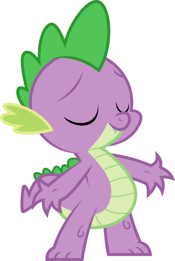 Spike Transparent Transparent Background - Spike Mlp Clipart (685x1024), Png Download