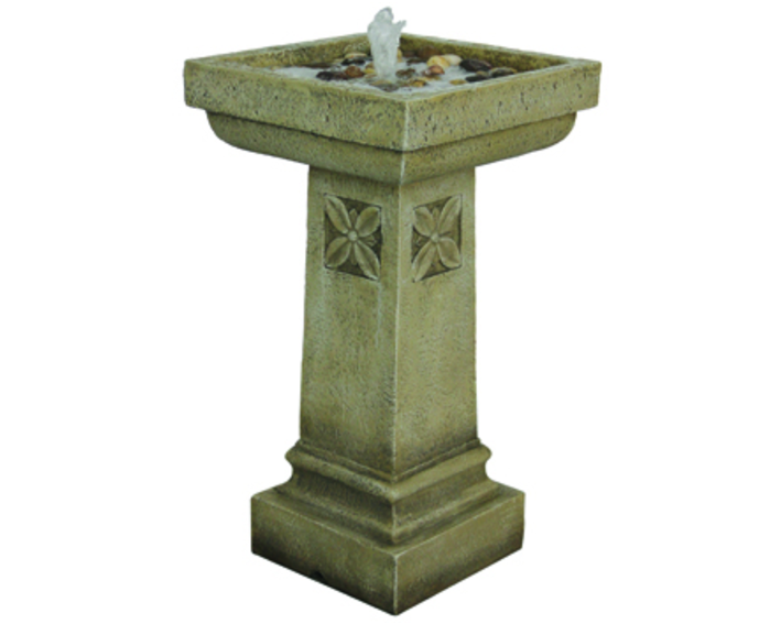 Vintage Bird Bath Fountain - Fountain Clipart (800x800), Png Download