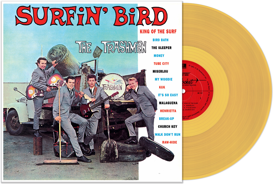 Colored Vinyl Lp - Trashmen Surfin Bird Clipart (900x900), Png Download