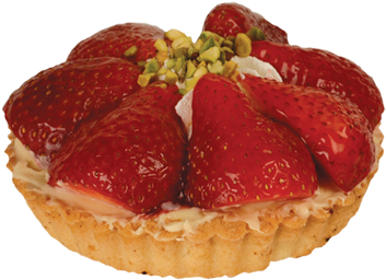 Individual Pasadena Baking Co Transparent Background - Strawberry Pie Clipart (800x531), Png Download