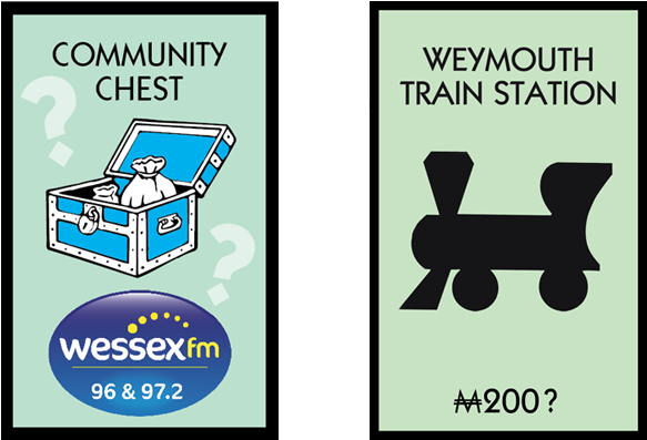 Monopoly Cards - Poster Clipart (775x400), Png Download