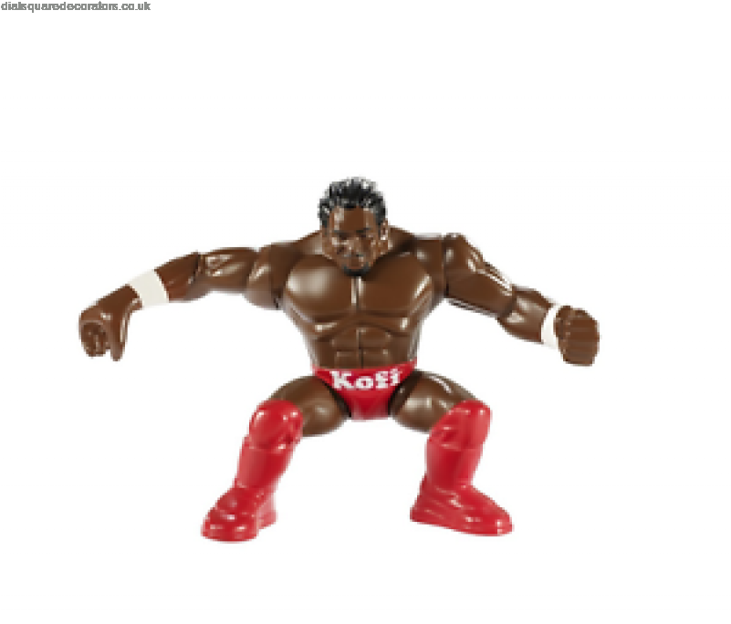 Shop Authentic New Wwe Power Slammers Kofi Kingston - Wwe Power Slammers Kofi Kingston Figure Clipart (800x785), Png Download