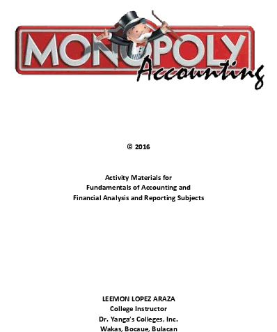 Pdf - Monopoly Clipart (612x792), Png Download