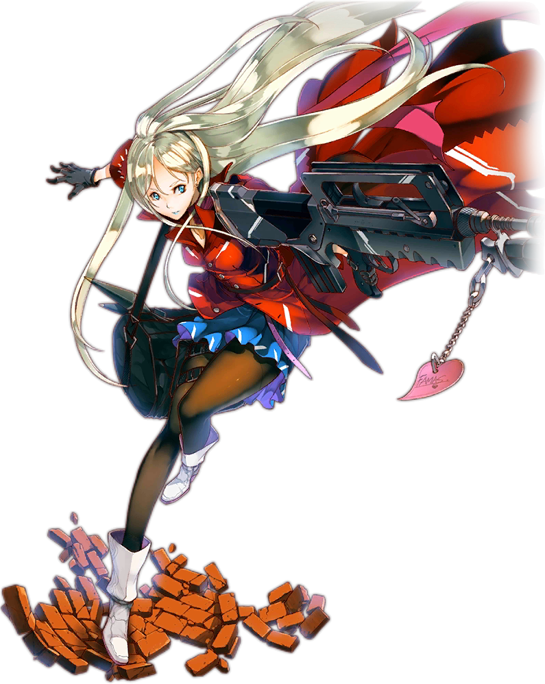 Girls Frontline Famas Clipart (795x998), Png Download