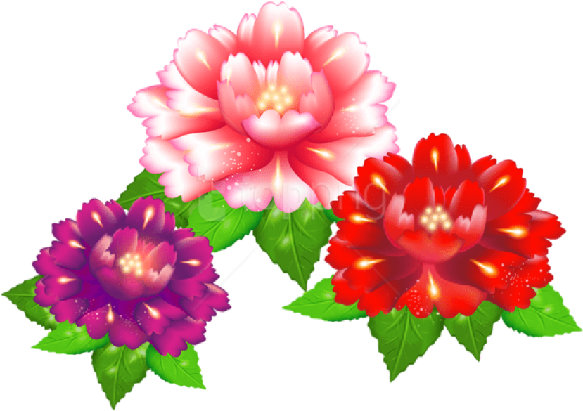 Download Exotic Flowers Png Images Background - Exotic Flower Clipar Transparent Png (850x608), Png Download
