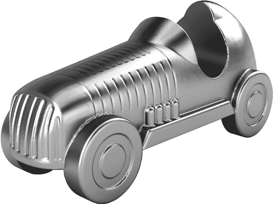 Drawn Top Hat Monopoly - Monopoly Car Png Clipart (1029x772), Png Download