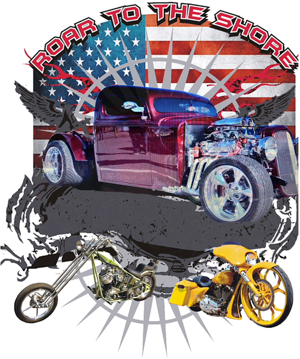 Roar To The Shore 2019 - Vintage Car Clipart (631x816), Png Download