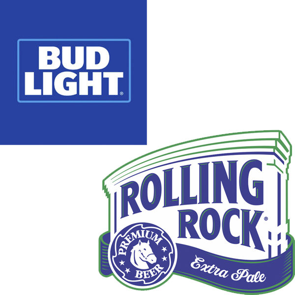 Bud Light & Rolling Rock - Emblem Clipart (600x600), Png Download