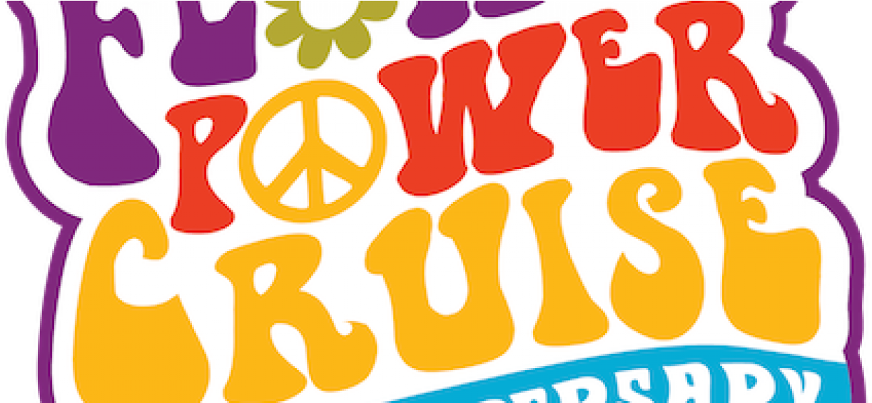 Classic Rock Music Cruises - Flower Power Clipart (1440x564), Png Download