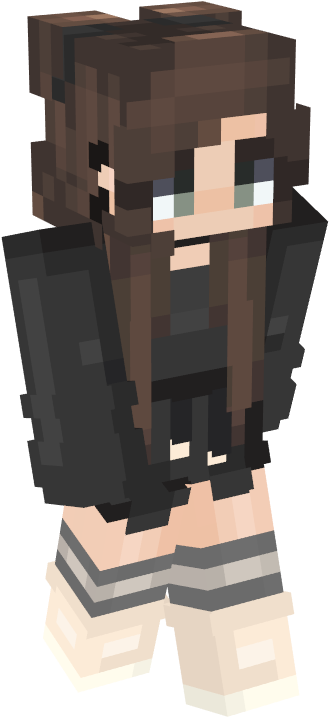 Mc Skins, Minecraft Girl Skins, Minecraft Stuff - School Girl Minecraft Skin Clipart (600x800), Png Download