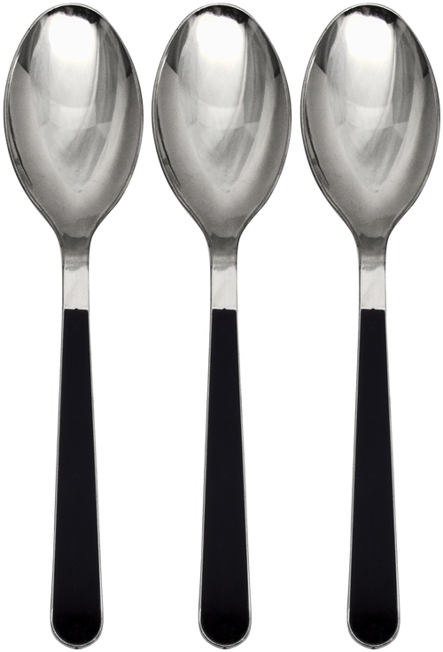 Embellish Your Table Setting With Polished Silver Plastic - Spoon Clipart (522x800), Png Download