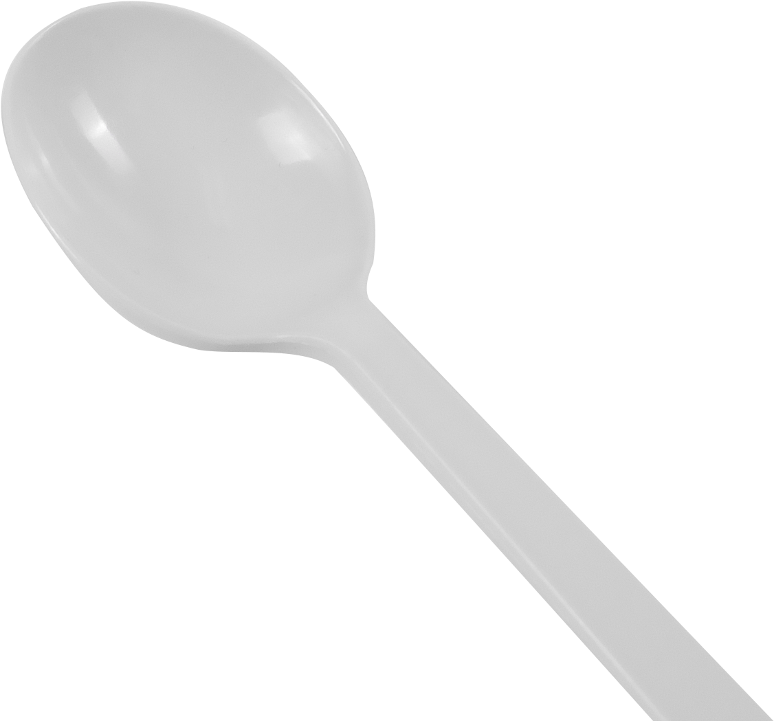 Spoon - White - 1,000 Ct - × - × - Spoon Clipart (1500x1500), Png Download
