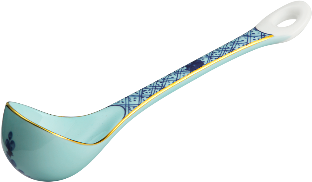Gravy Boat Spoon Oriente Italiano Iris - Spoon Clipart (1412x1022), Png Download
