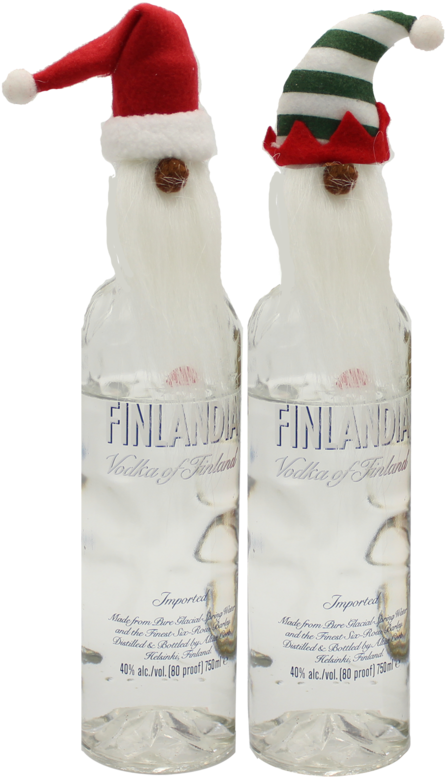 Bt Santa Gnomes - Glass Bottle Clipart (800x800), Png Download