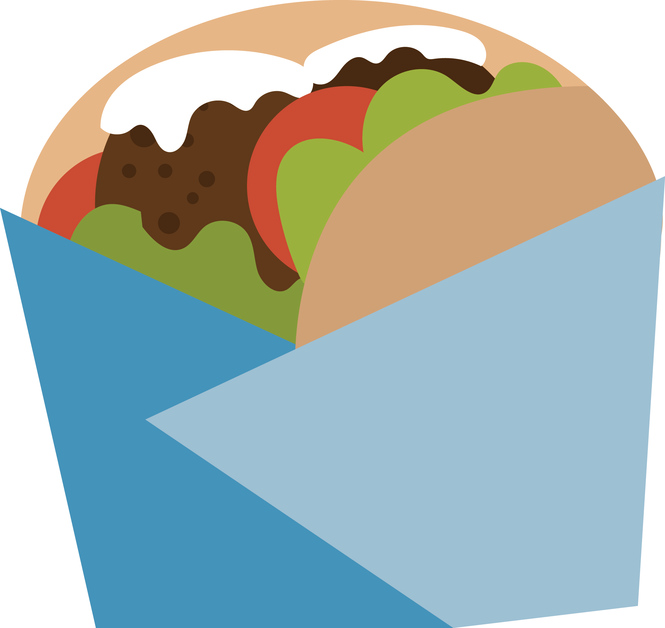 Hot Dog Hamburger Euclidean Vector Clip Art - Png Download (2326x2199), Png Download