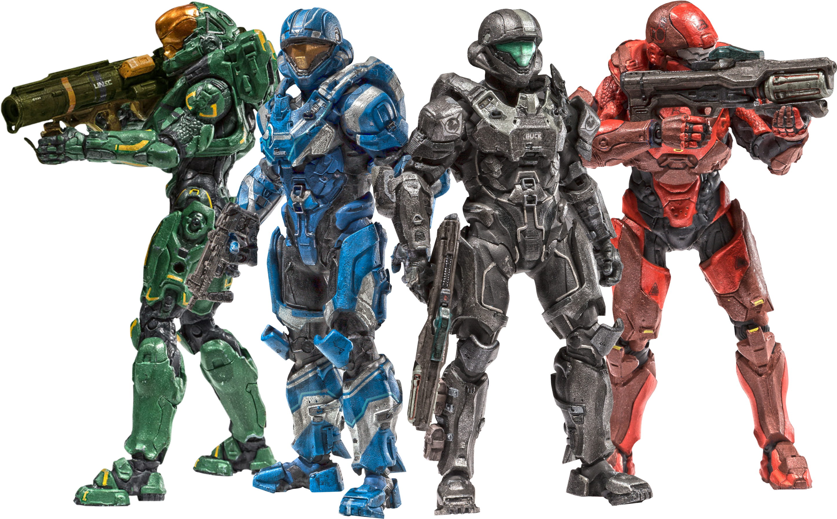 Series 2 6” Action Figure Assortment - Halo Action Figures Clipart (2891x1794), Png Download