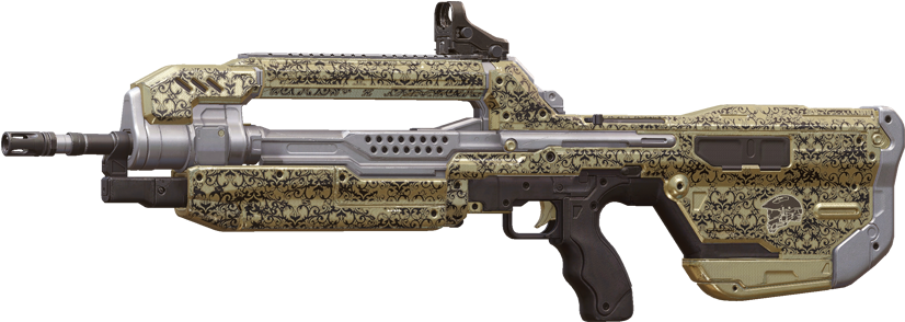 Br Magnum - Halo 5 Landgrave Skin Clipart (900x354), Png Download