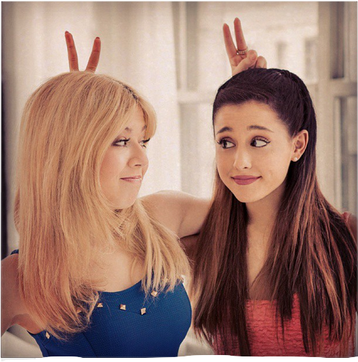 Ariana Grande As Cat Valentine And Jeanette Mcurdy - Ariana Grande When You Stir The Nesquik Clipart (616x567), Png Download