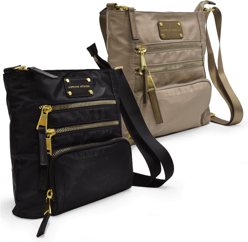Nylon Crossbody Adrienne Vittadini Crossbody Clipart (864x864), Png Download