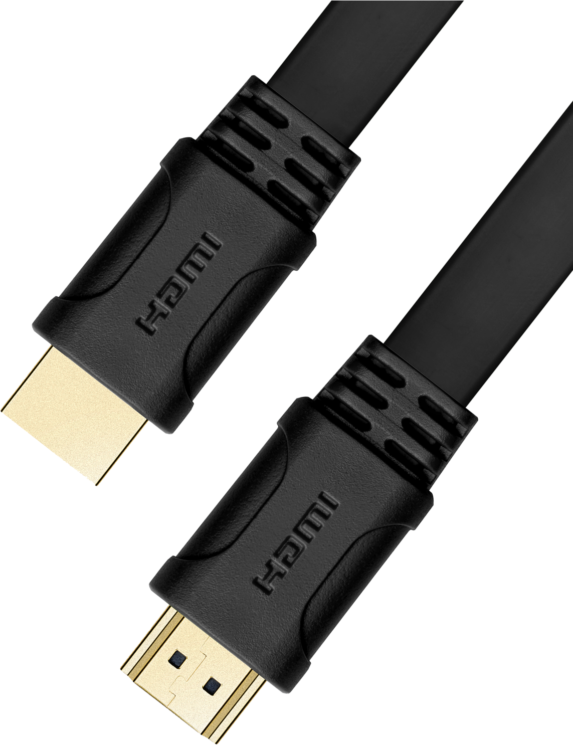 Piranha High Speed Hdmi Cable - Usb Flash Drive Clipart (1500x1646), Png Download