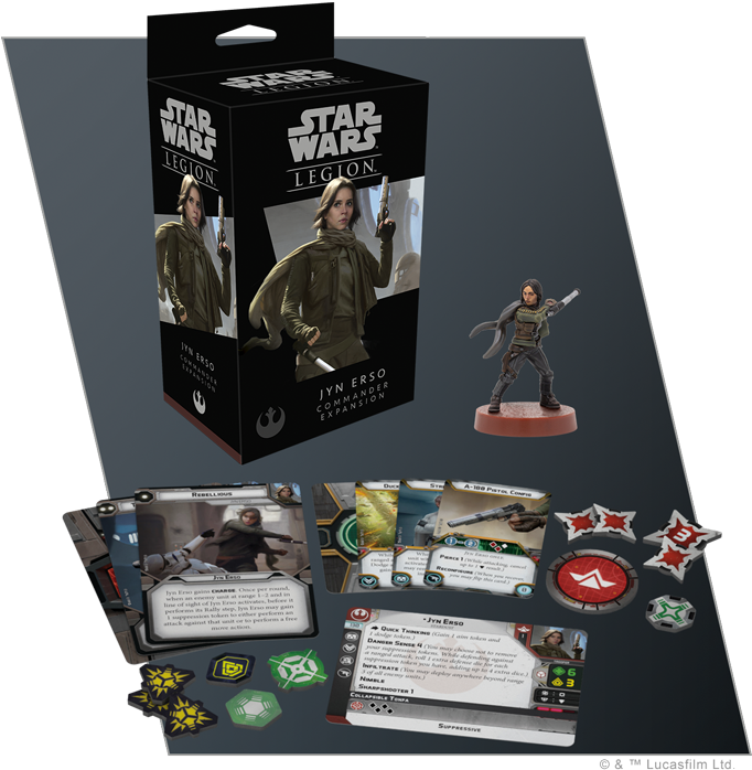 Sw Legion Jyn Erso Preview - Star Wars Legion Director Krennic Clipart (700x725), Png Download