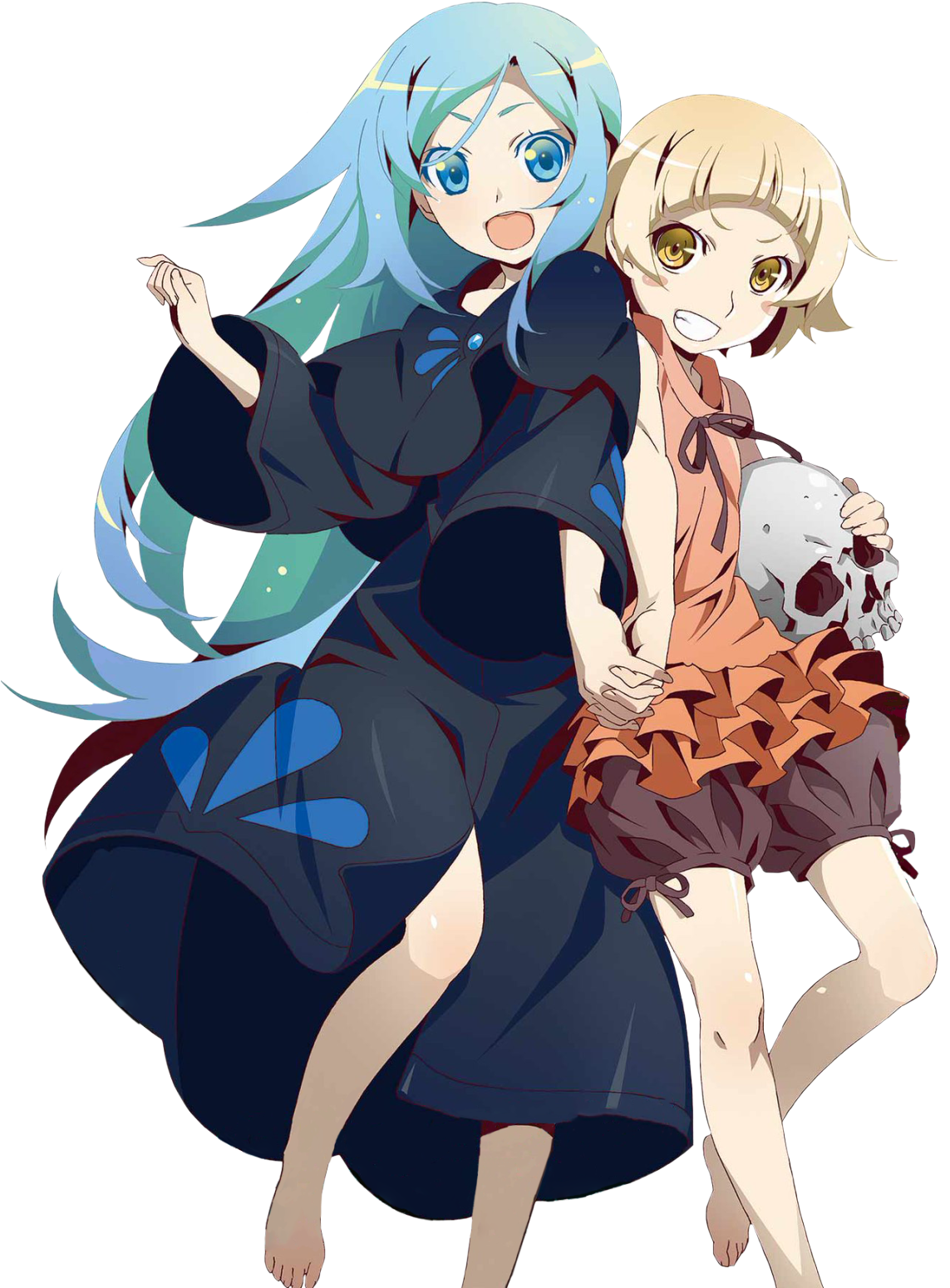 Zaregoto Akio Watanabe Oshino Shinobu Nisioisin Ghostory - Kubikiri Cycle Fanart Clipart (1280x1571), Png Download