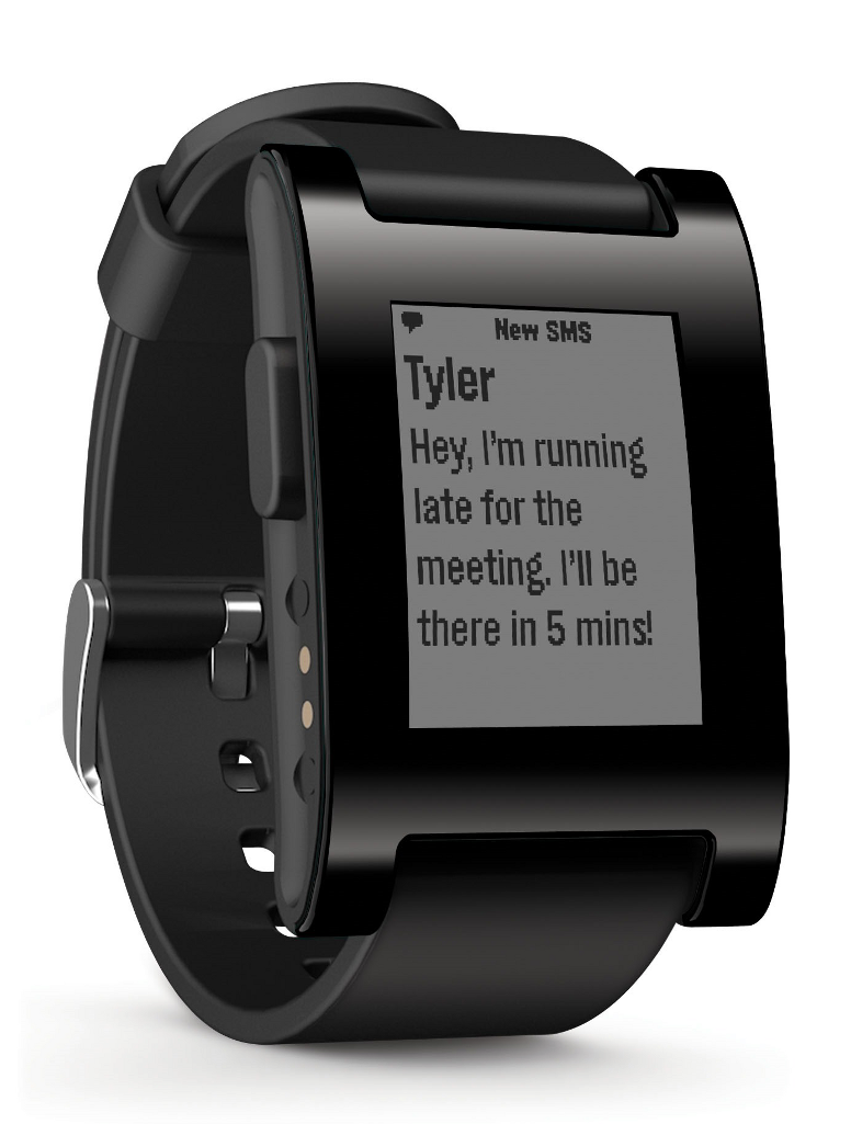 Smart Pebble Watches Png Image - Pebble Smartwatch Clipart (875x1024), Png Download