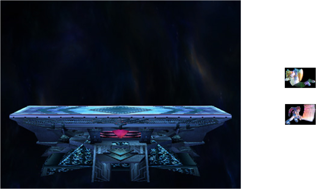Roy Spiking Fox Diorama Photo Royspikingfoxdiorama - Super Smash Flash 2 Final Destination Clipart (1023x612), Png Download