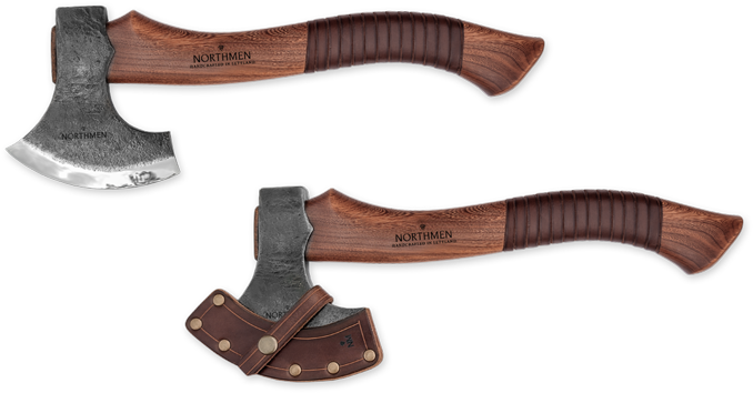Carving Axe "robin Wood" Ii - Northman Axe Clipart (900x416), Png Download