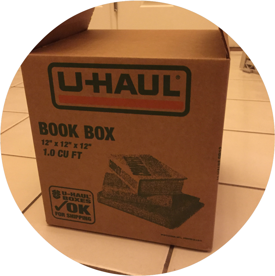 Book Boxes - U Haul Clipart (1024x1024), Png Download
