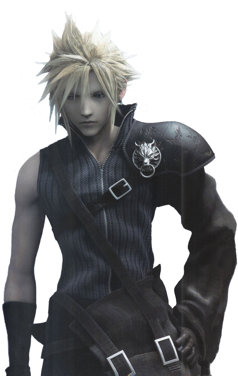 Anime Cloud Strife - Cloud Final Fantasy 7 Cosplay Clipart (900x1238), Png Download