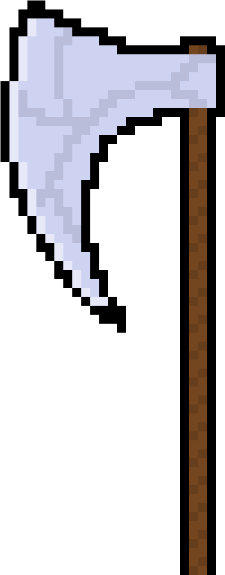 Viking Axe By Livelyjukebox - Kawaii Pixel Png Clipart (1152x1152), Png Download