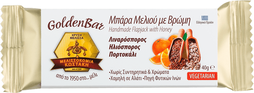 Flapjack Linseed Sunflower Seed- Orange 40% Honey - Blood Orange Clipart (900x900), Png Download