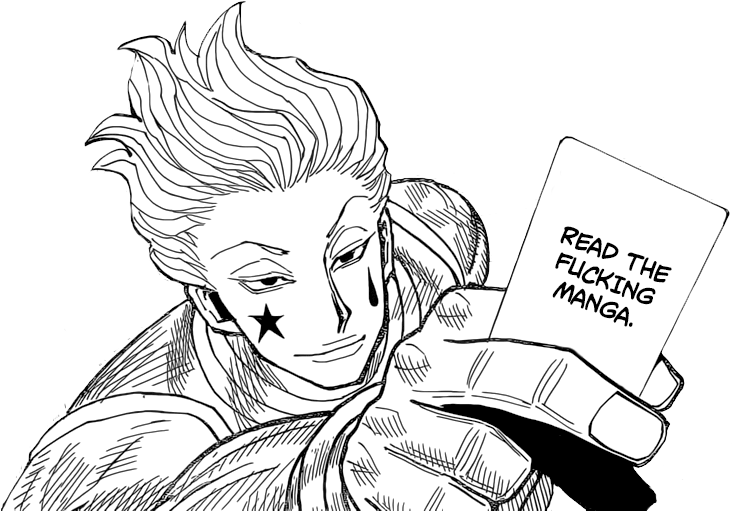 207 Kb Png - Hisoka Hunter X Hunter Manga Clipart (756x527), Png Download