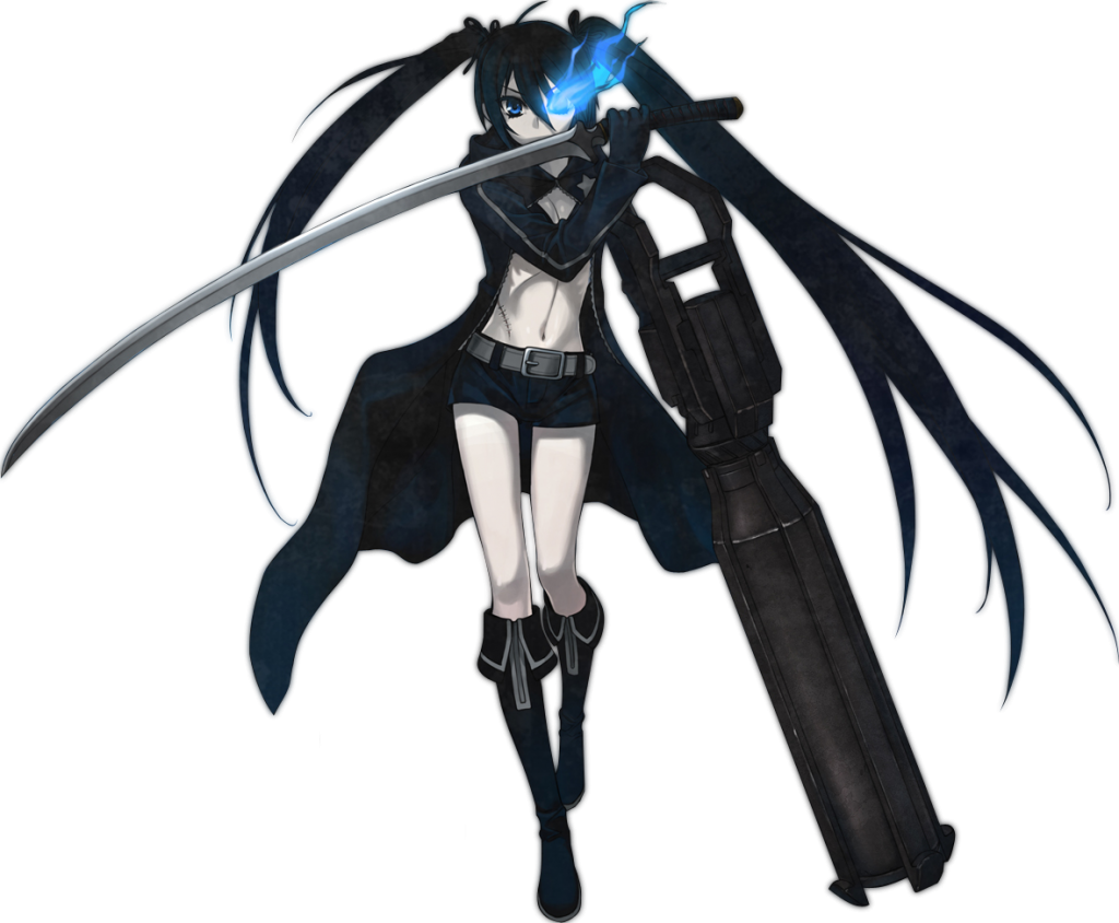 Black Rock Shooter Png Clipart (1024x844), Png Download