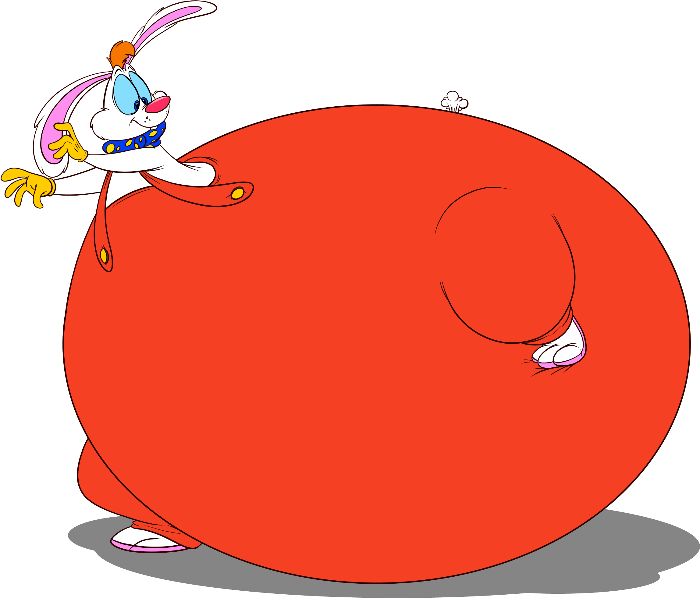 Big Gut Roger - Cartoon Clipart (2732x2048), Png Download