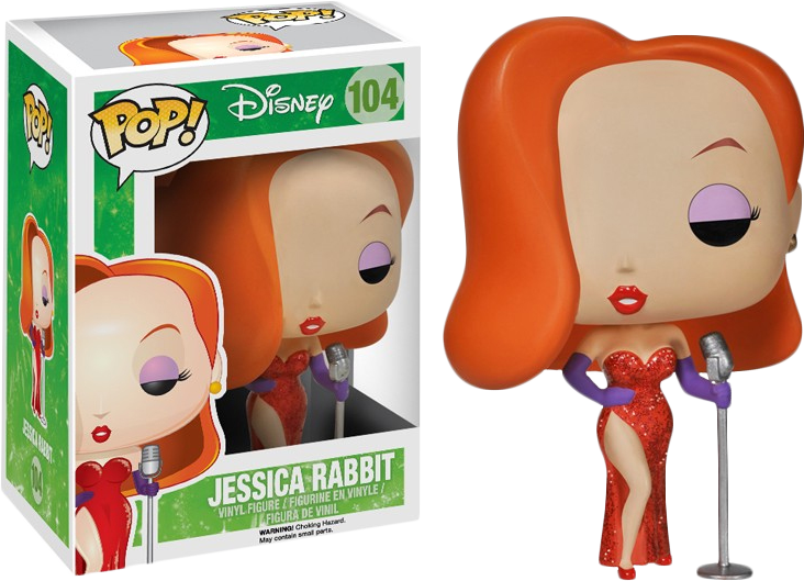 Jessica Rabbit Png - Jessica Rabbit Funko Pop Clipart (732x529), Png Download