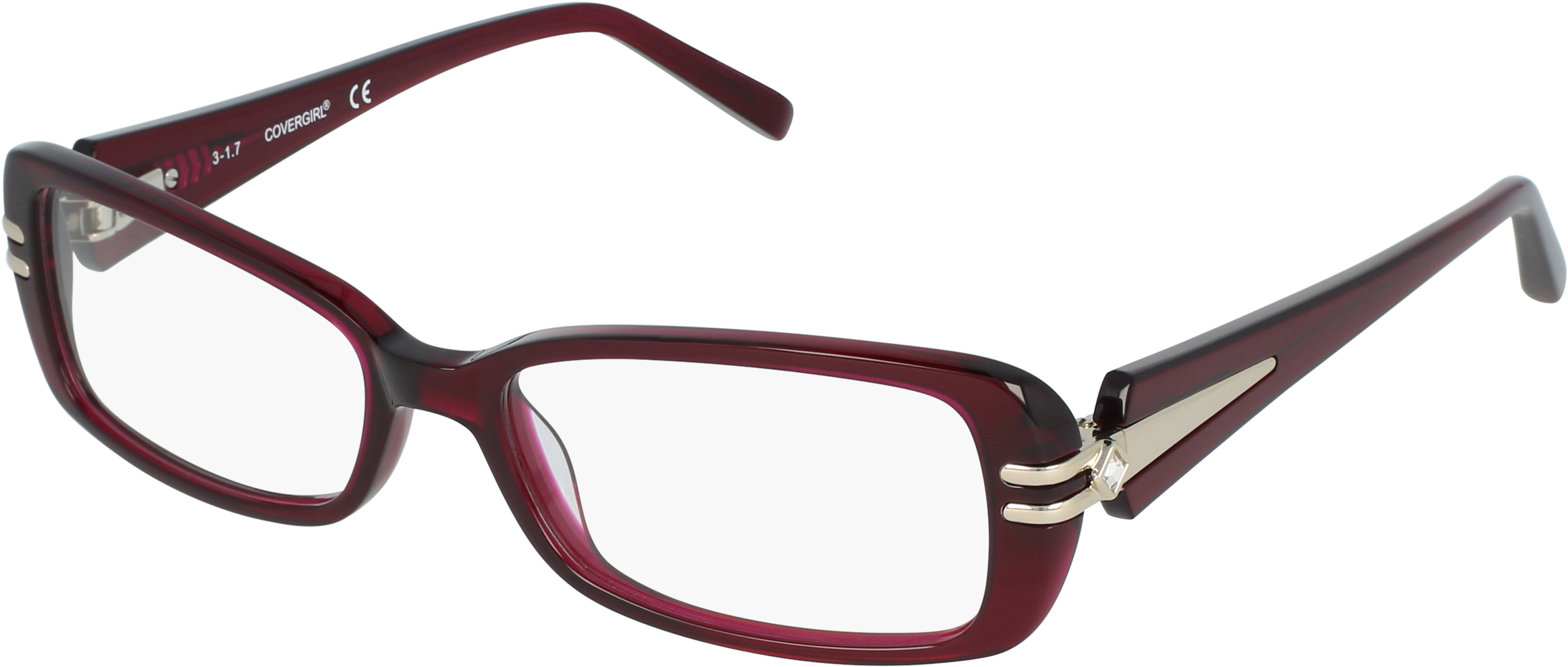 Covergirl Cg0451 Women's Eyeglasses - Sunglasses Clipart (2500x1400), Png Download