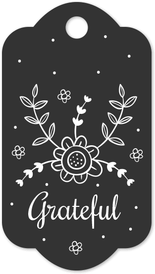 Thank You Labels Set In Minimal & Vintage Style Messages - Illustration Clipart (618x618), Png Download