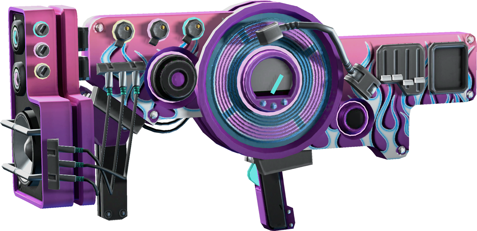 Lololol Fire Mixtape - Saints Row Dubstep Gun Clipart (1674x812), Png Download