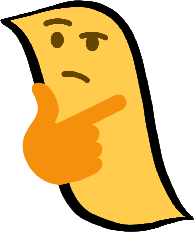 Emoji - Birbthink Clipart (1300x1300), Png Download