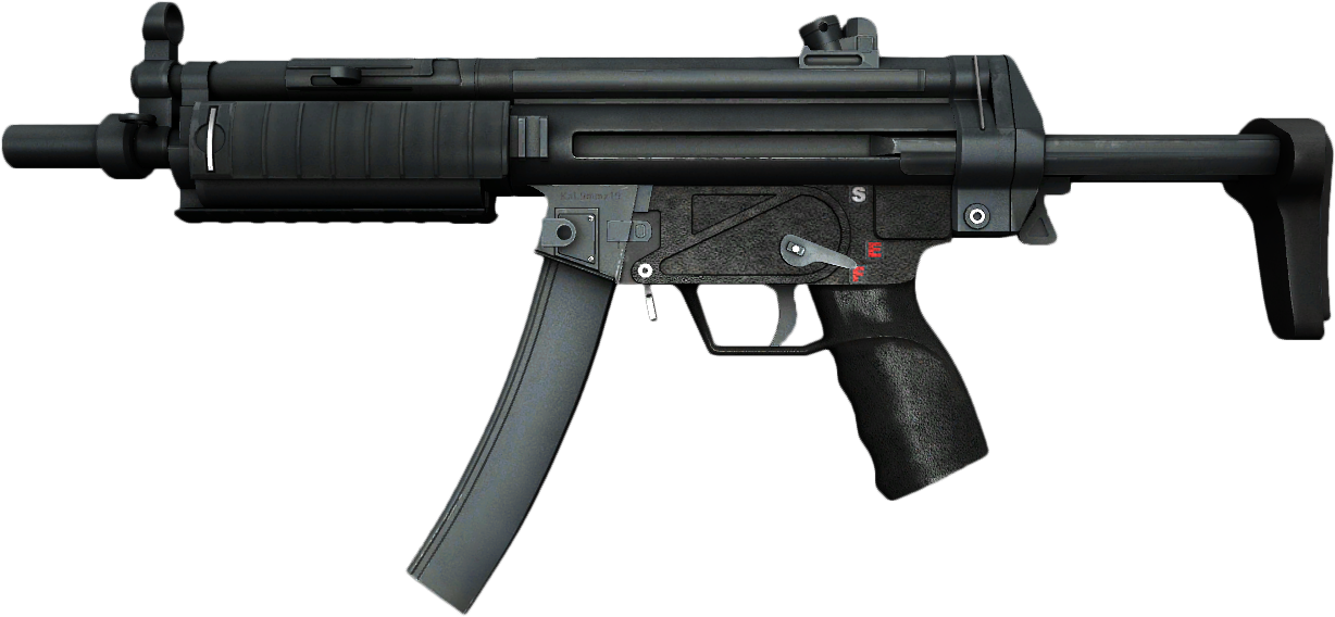 Mp5 Png - Hk M4 Clipart (1228x568), Png Download
