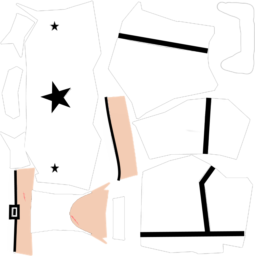 ~white Rock Shooter~ Clipart (1024x1026), Png Download