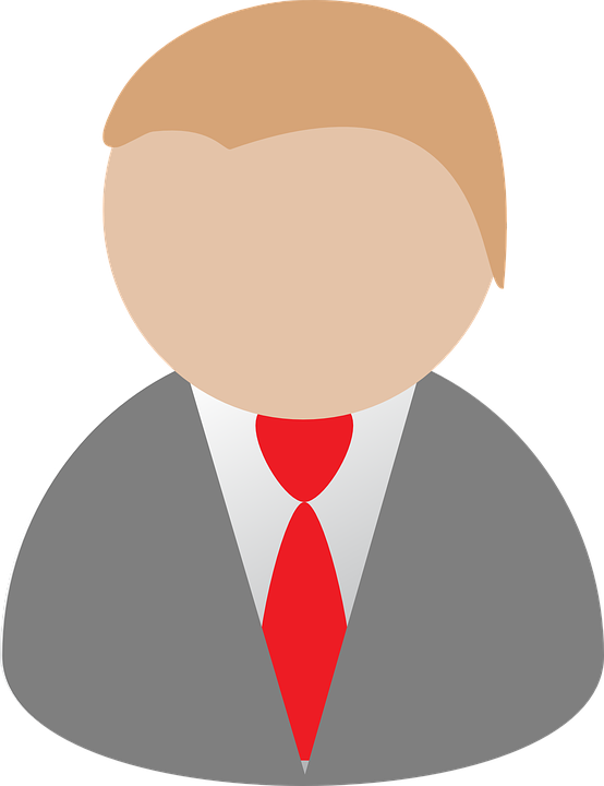 Suit Clipart Man Logo - Business Man Logo Png Transparent Png (554x720), Png Download