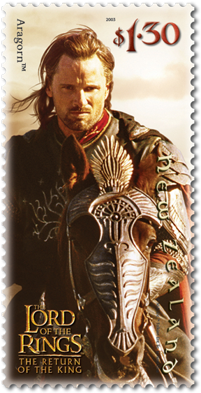 Single Stamp - Aragorn And His Sword Clipart (600x600), Png Download